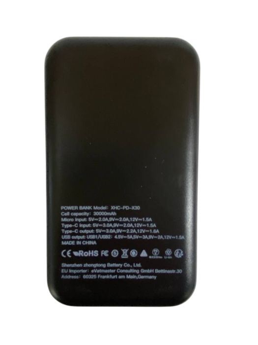 Power Bank 30000mAh fast charge