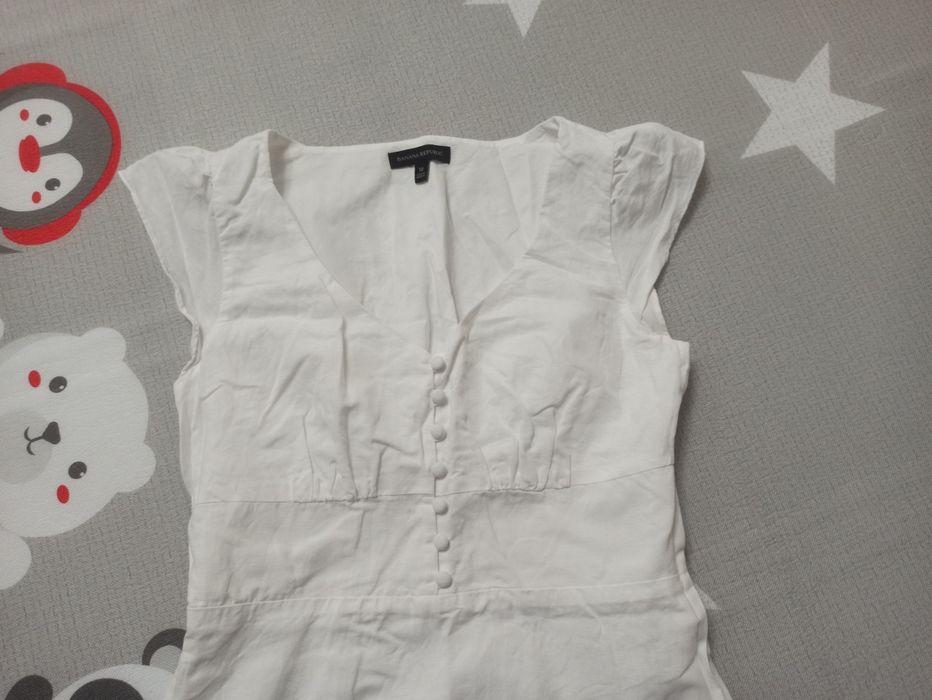 Брендова білосніжна бавовняна сукня, плаття, сарафан