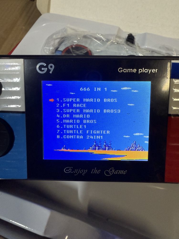 Konsola Mario Bros retro ręczna przenosna