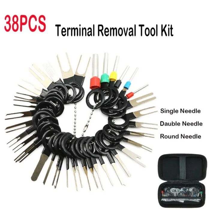 Набор экстракторов для разборки авто разъемов.