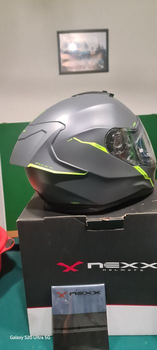 Capacete Nexx Sx 100 cinza opaco