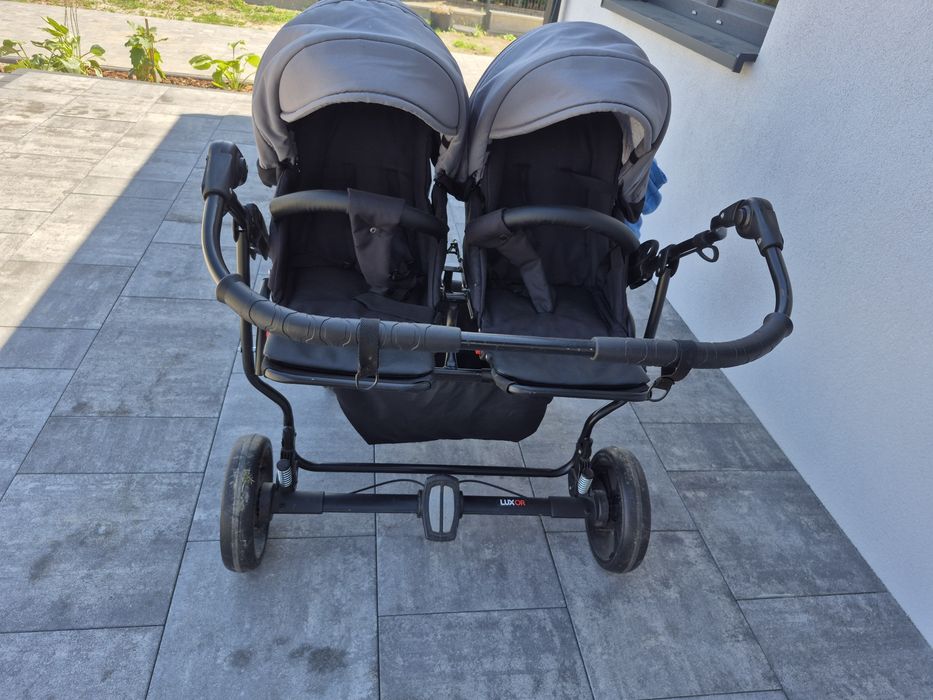 Wózek mikado Twin 2w1  dla bliźniąt lub dzieci rok po roku