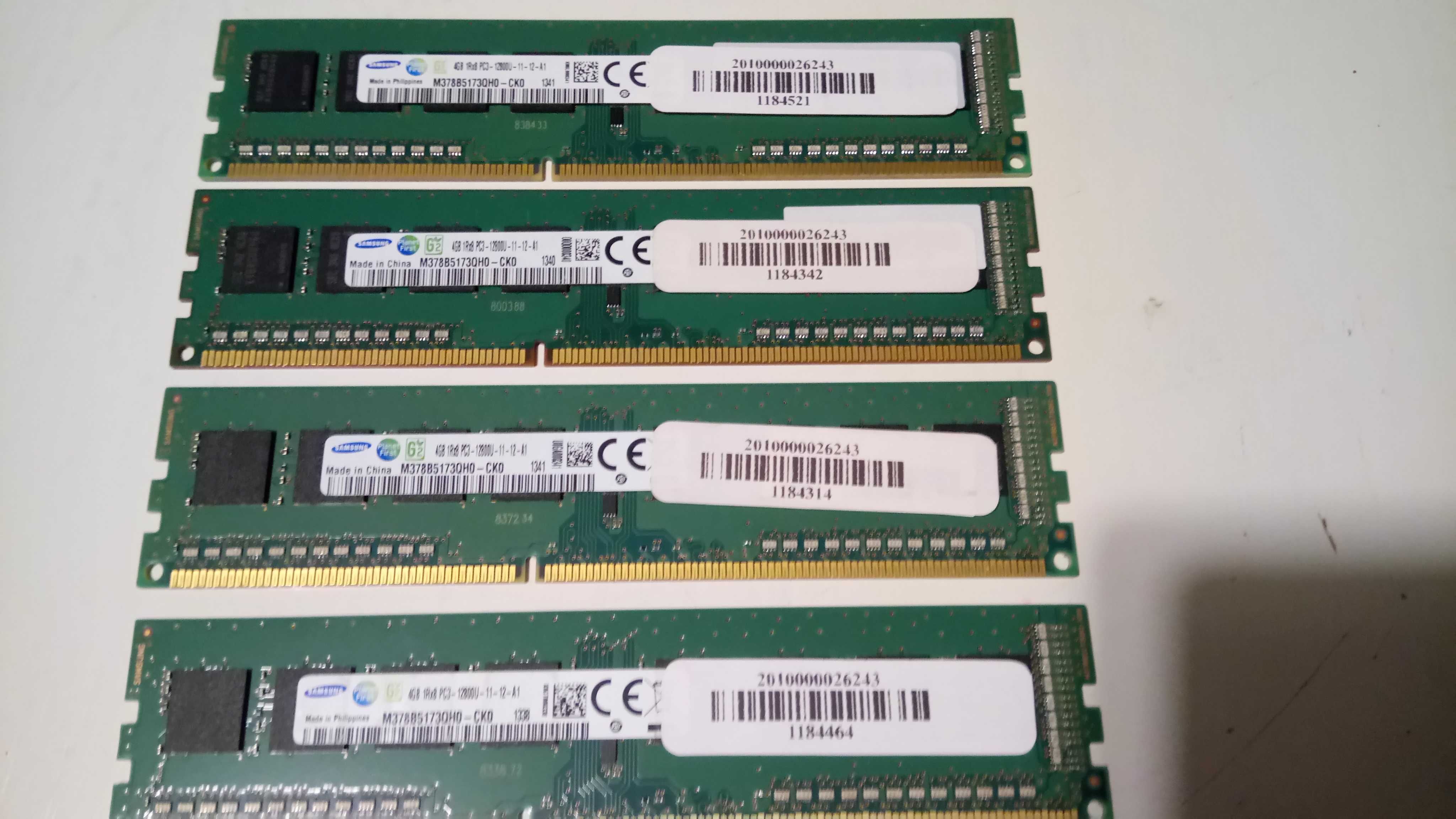 Pamięć ram 16 GB kości (4x4gb) DDR 3 1600Mhz