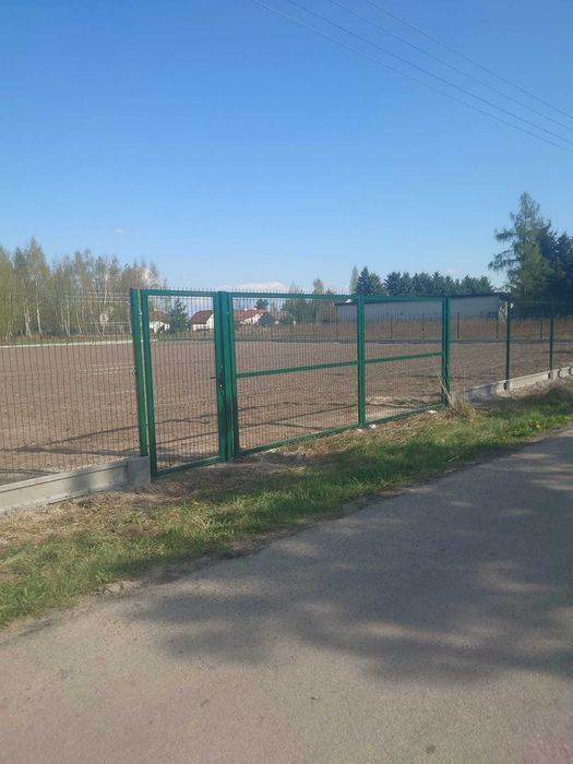 ogrodzenia ogrodzenie panelowe panele słupki brama furtka płot palety