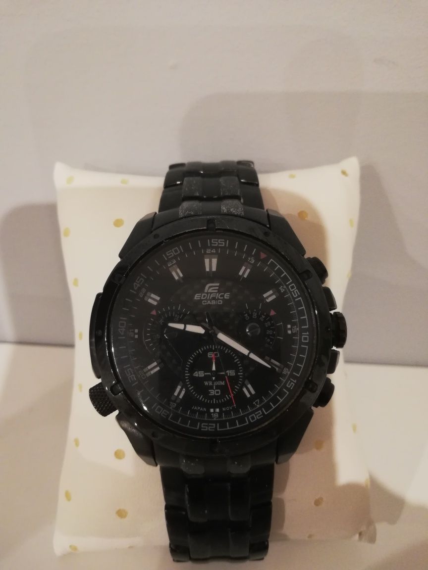 Elegancki zegarek CASIO EDIFICE EF535 BK-1AV 100% Sprawny I Oryginalny