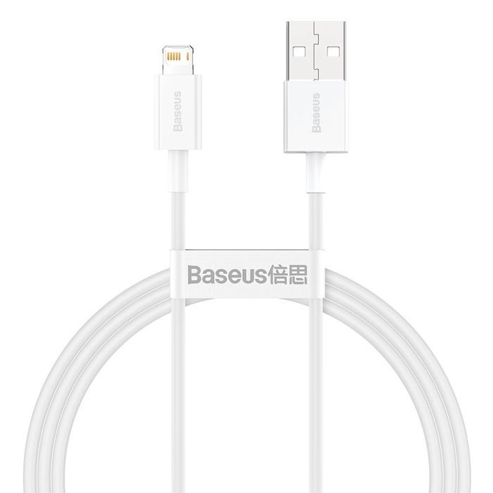 Baseus Superior kabel USB - Lightning 2,4A 1 m Biały