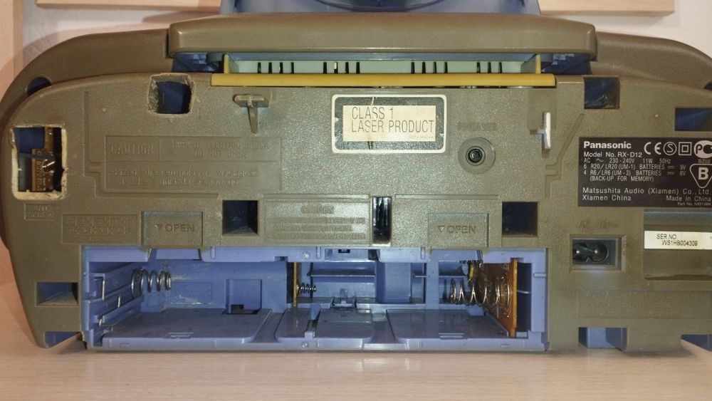 Магнітола (Магнітофона) Panasonic RX-D12