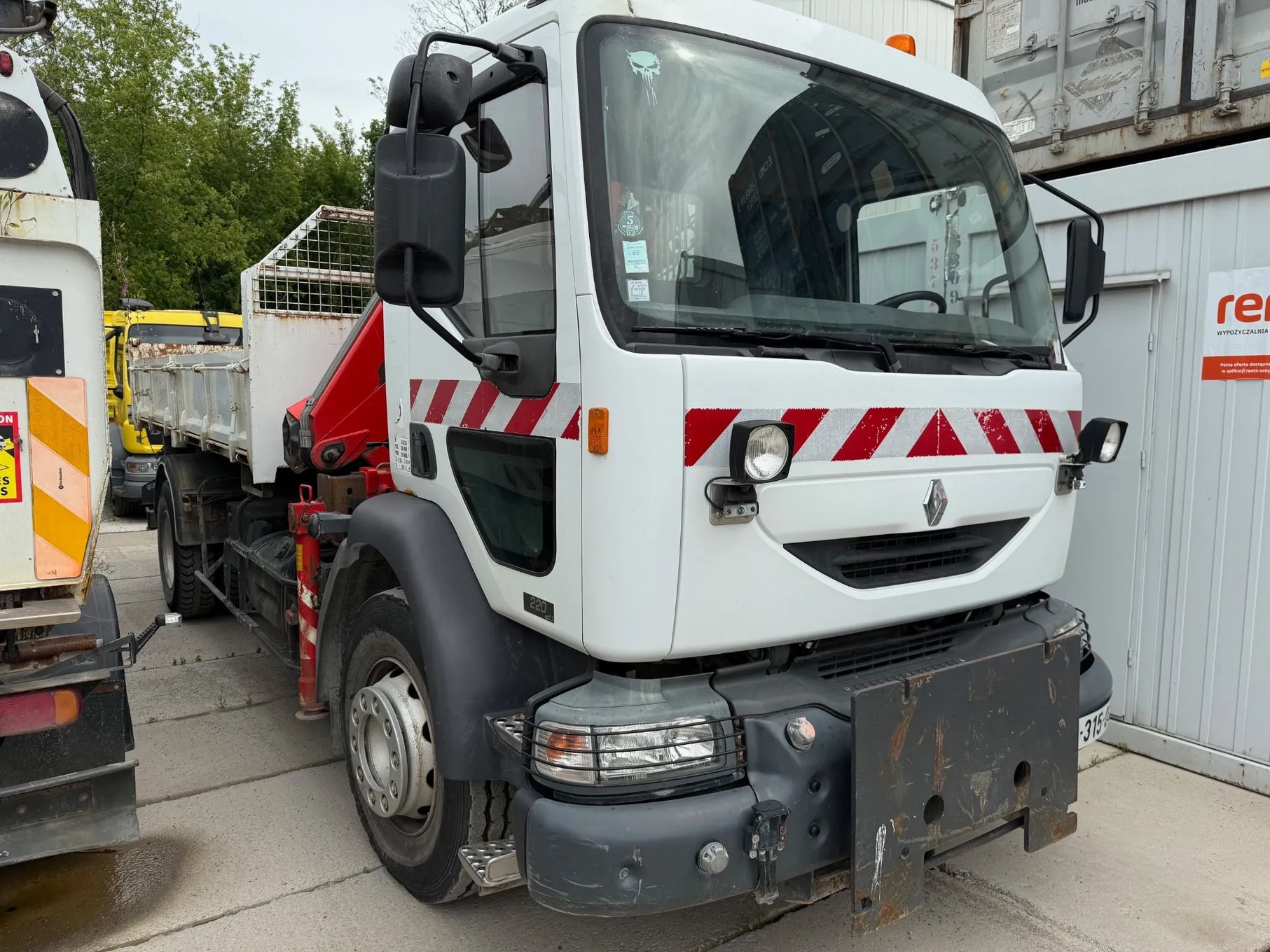 Renault Midlum 220 Wywrotka / HDS FASSI F95
