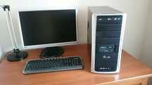 Komputer LG +monitor BENQ 22" + klawiatura