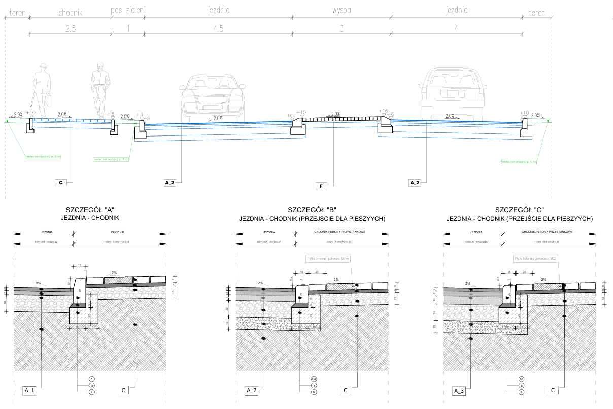 Nauka/Kurs AutoCAD/Budownictwo/Projekty na studia/Sygnalizacje/Rysunki