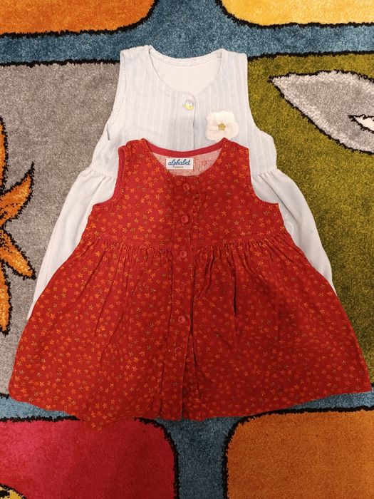 Zestaw sukienek r. 74