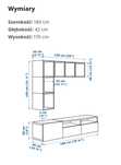 Kombinacja szafek pod TV (IKEA)