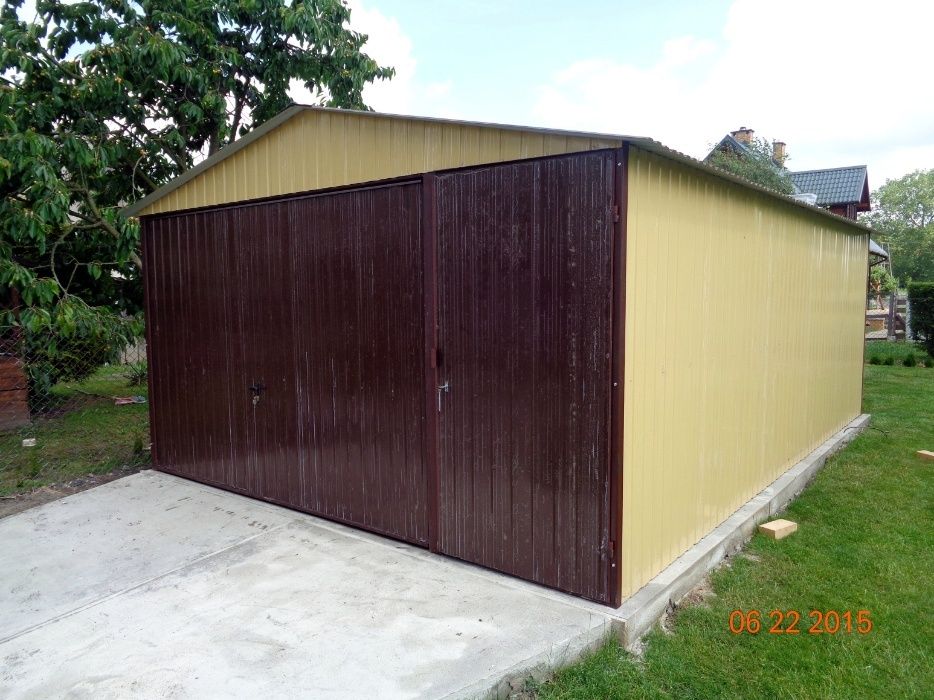 PRODUCENT! Garaż Blaszak na budowę Garaż Blaszany Garaże Blaszane