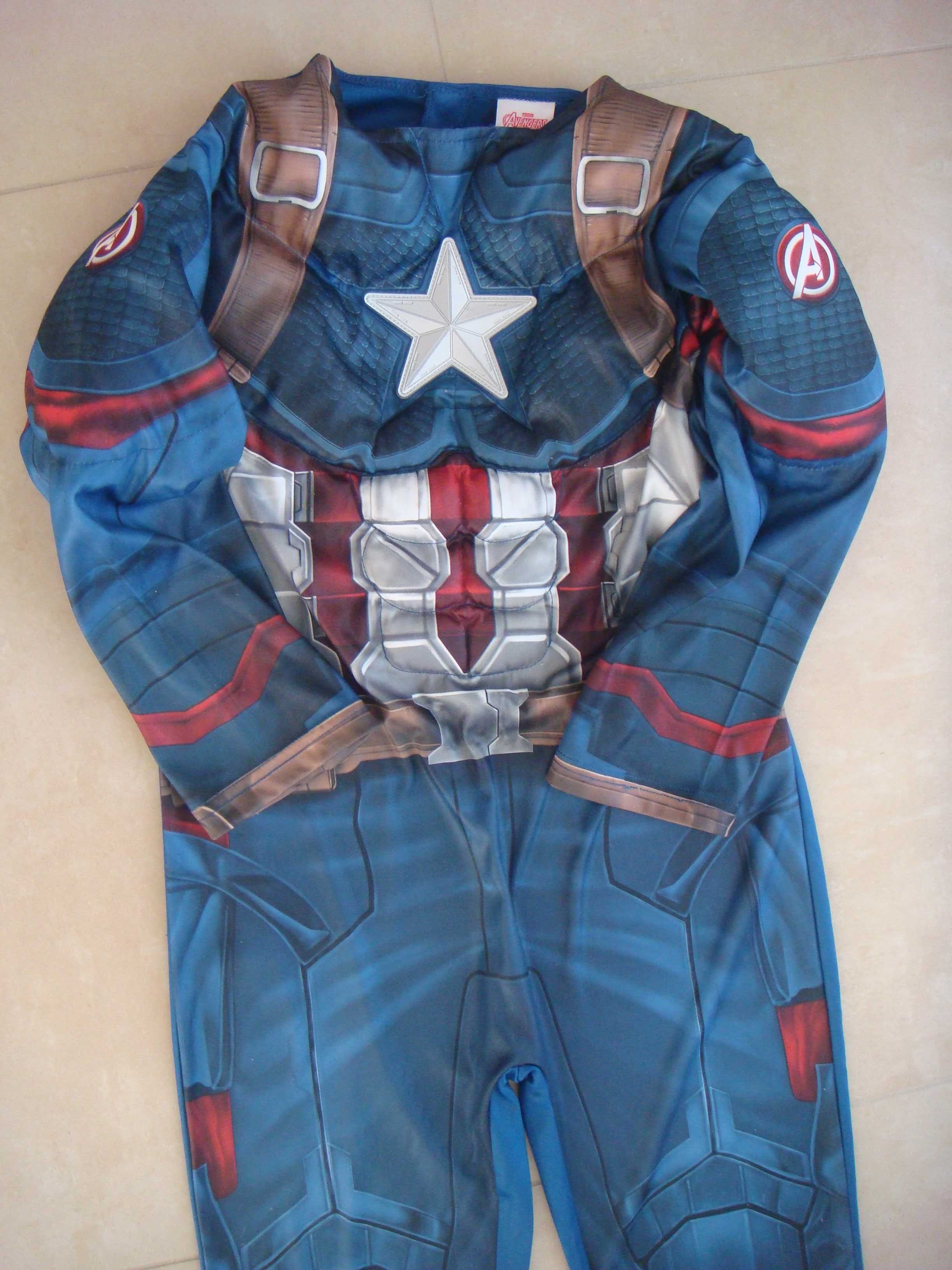strój przebranie kapitan ameryka avengers efekt super mięśni 116 / 122