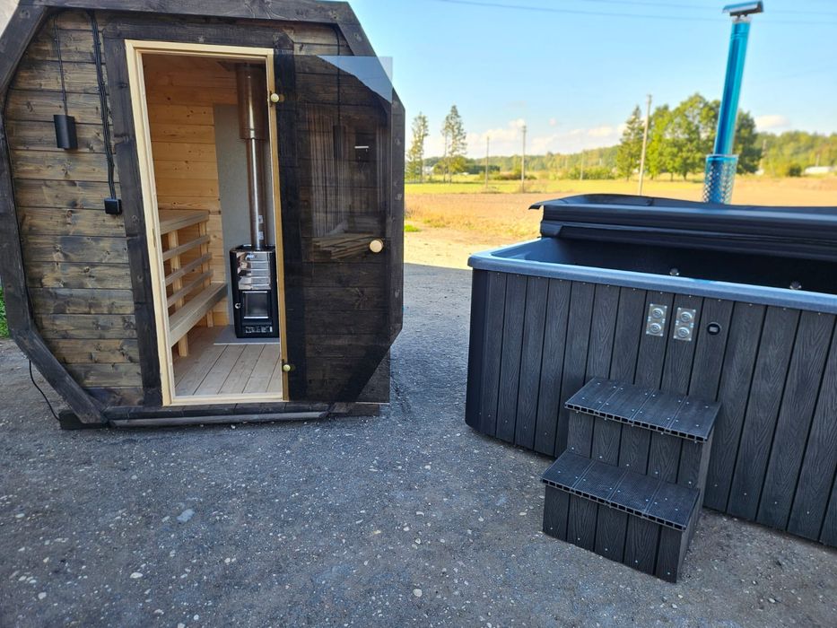 Sauna 2m 3.2m balia jacuzzi spa relaks