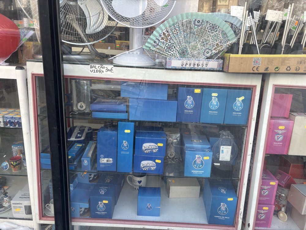 Balcao em vidros