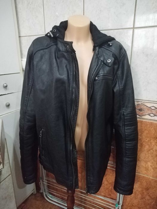 Męska ramoneska z eko-skóry Indigo M