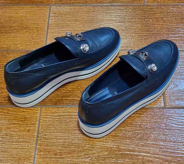 Жіночі шкіряні лофери "Baldinini" оригінал