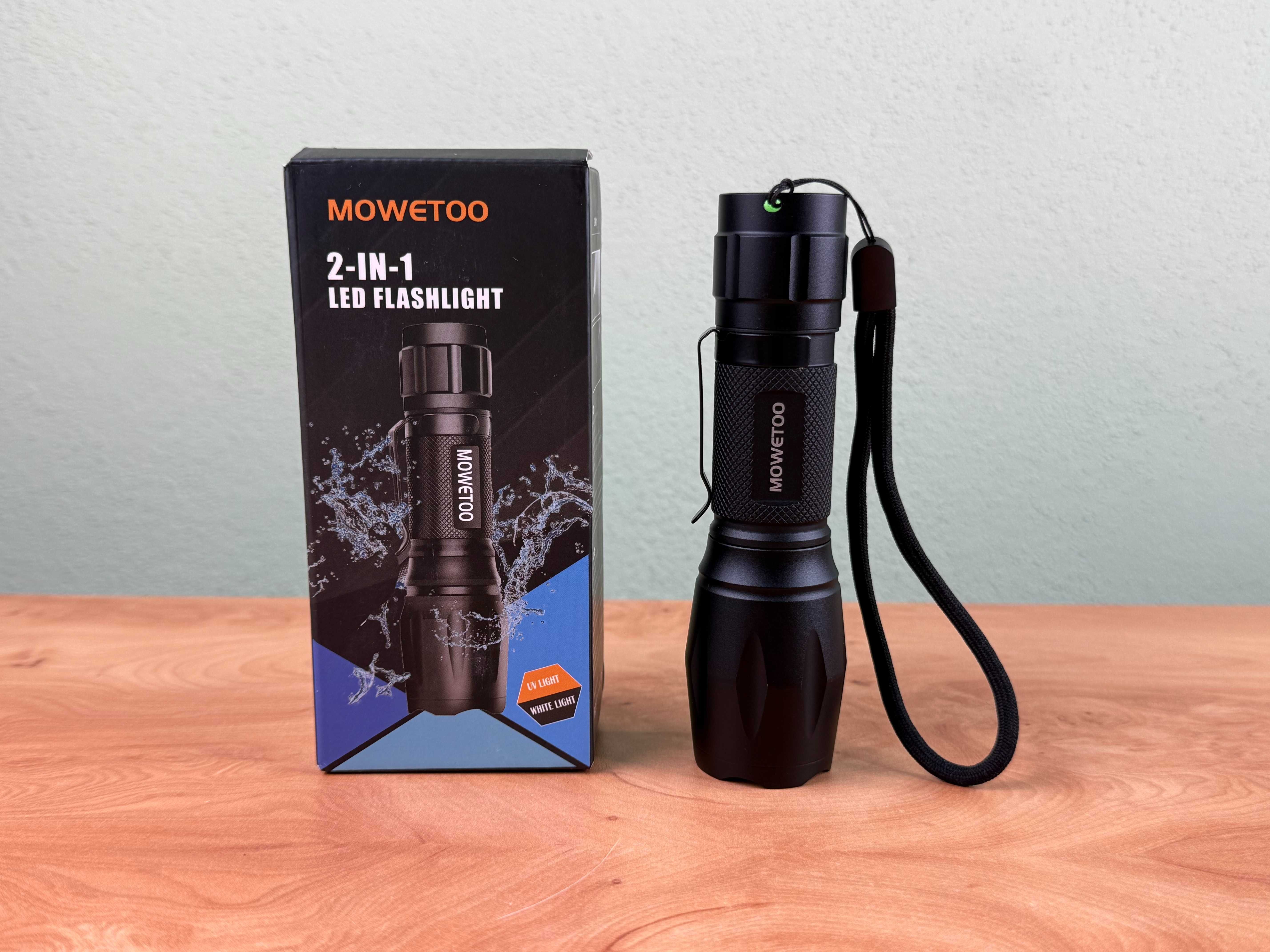 Lanterna UV Ultra Violeta & Luz normal (nova)