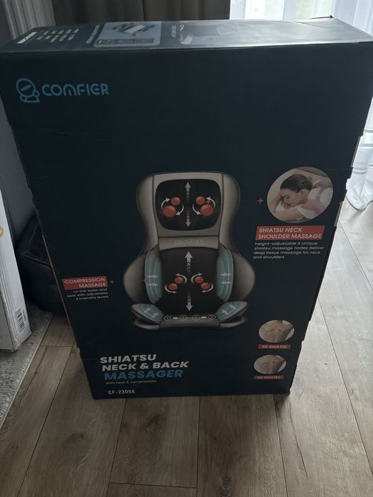 poduszka do masażu pleców i karku CF-2309a czarny Comfier Shiatsu