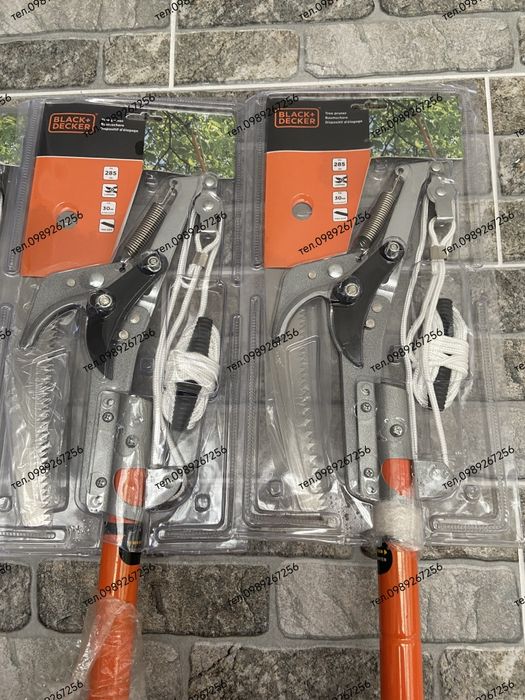 Телескопічний сучкоріз, сучкорез, висоторіз, веткорез, BLACK DECKER