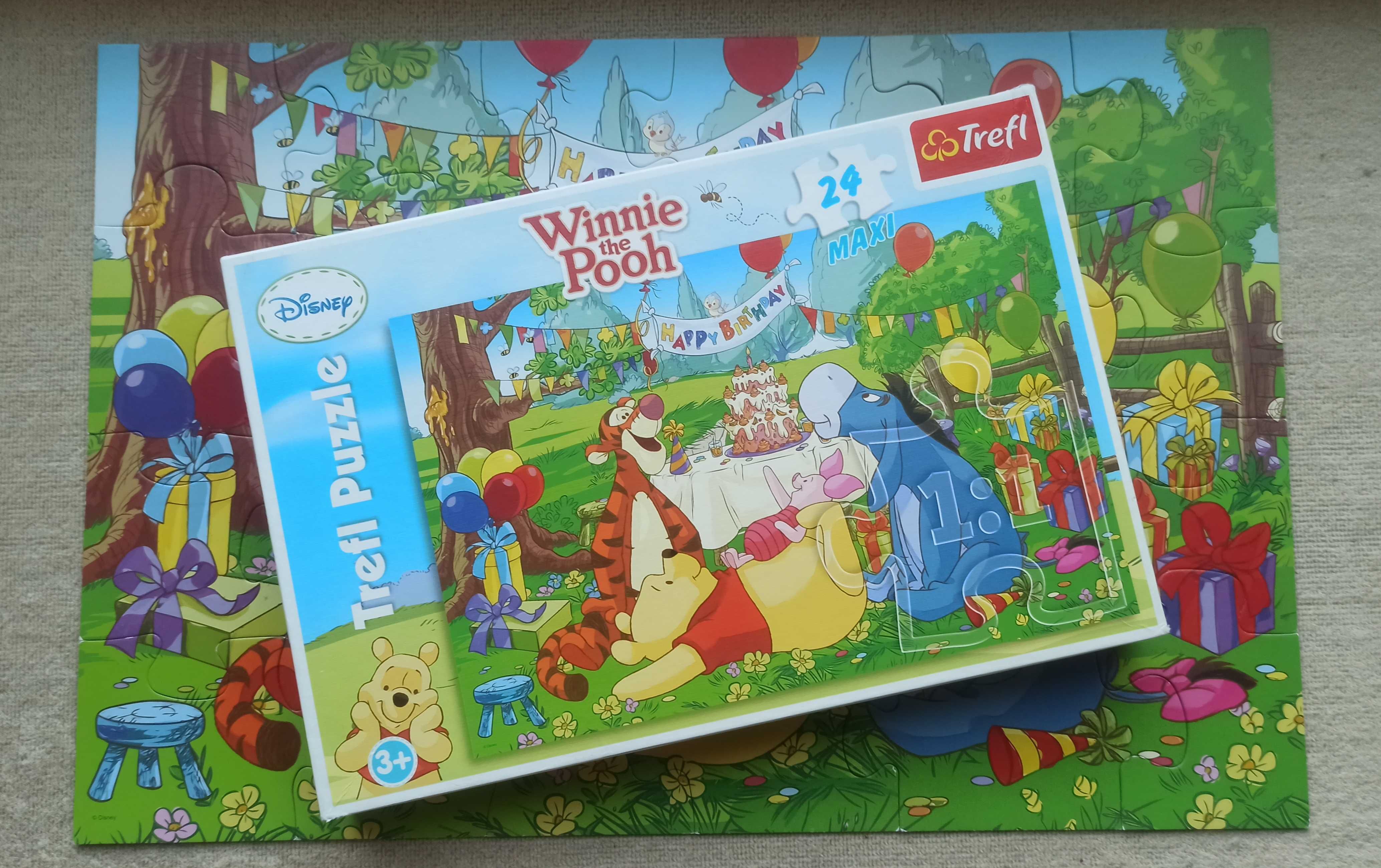 Puzzle Trefl 24 maxi Winnie the Pooh Kubuś Puchatek +3