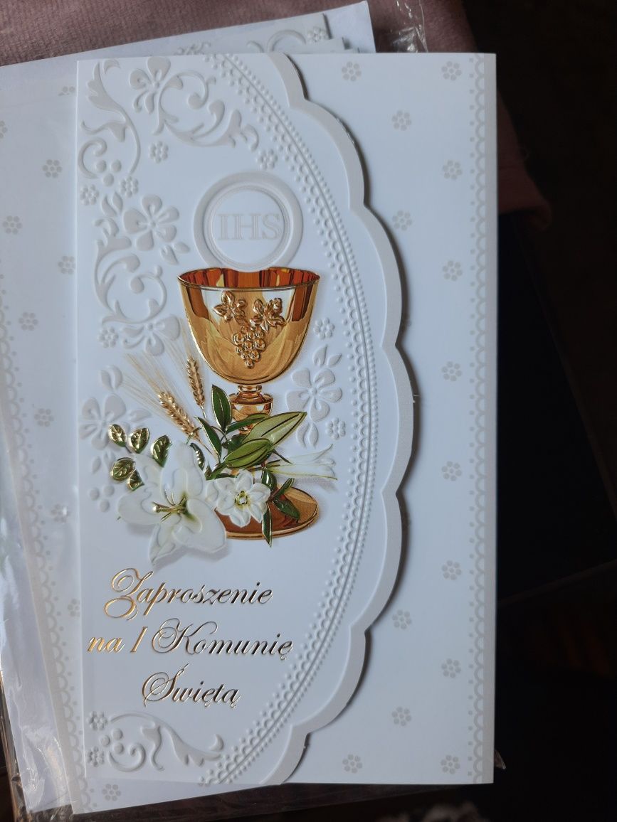 Zaproszenia komunijne komunia święta