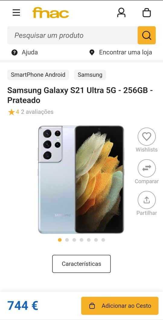 Samsung S21 Ultra 5G 12Gb/256Gb