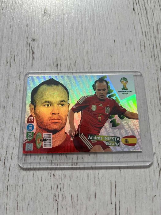 Panini Fifa World cup Brasil 2014 Karty Piłkarskie limited Iniesta