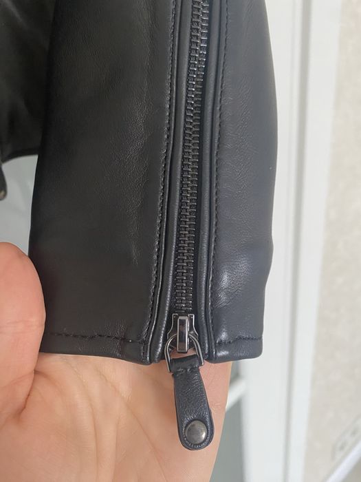 Massimo Dutti шкіряна косуха