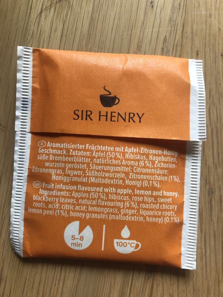 35 herbat „Sir Henry” - Green + Yellow i Red Fruit Infusion