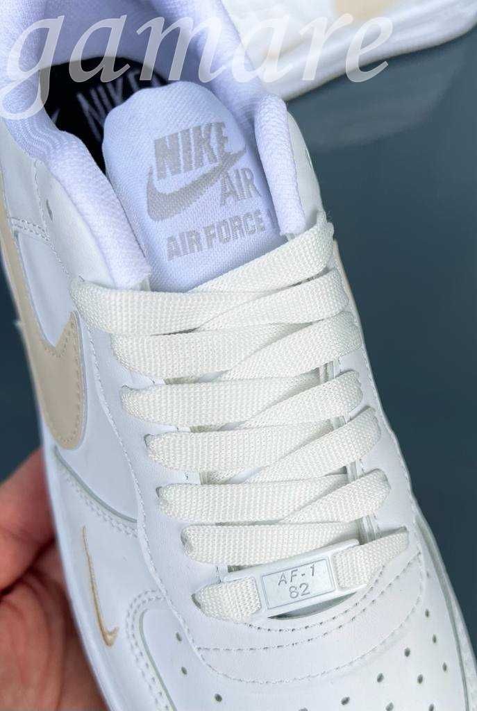 NIKE AIR FORCE 1 white women sport air force one beżowe damskie 36-40