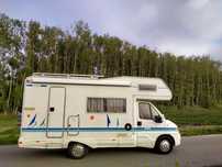 Autocaravana Fiat Ducato 2.8 com 6 lugares com cinto segurança