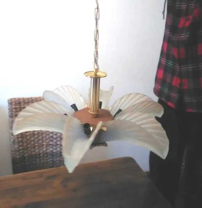 Candeeiro Vidro Fosco