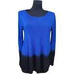 Phase Eight Sweter Damski Stylowy Wygodny Ciepły Niebiesko Czarny 44