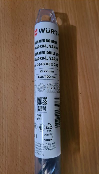 Wiertła udarowe WURTH