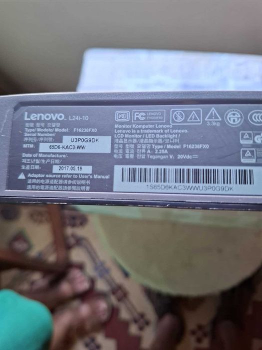 Monitor Lenovo 24"(polegadas)