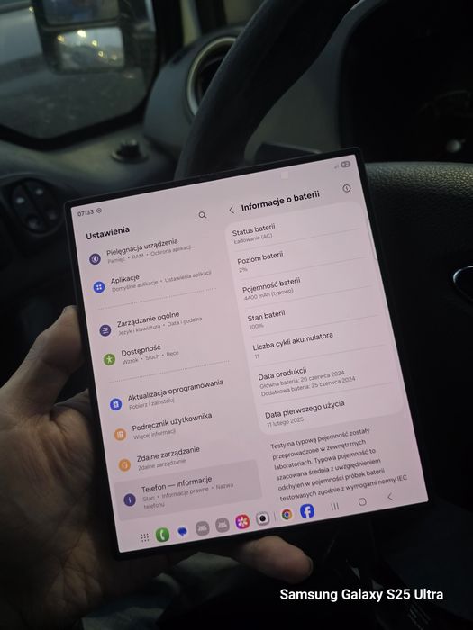 Samsung Galaxy Z Fold 6,Jak nowy, 9 miesięcy gwarancj