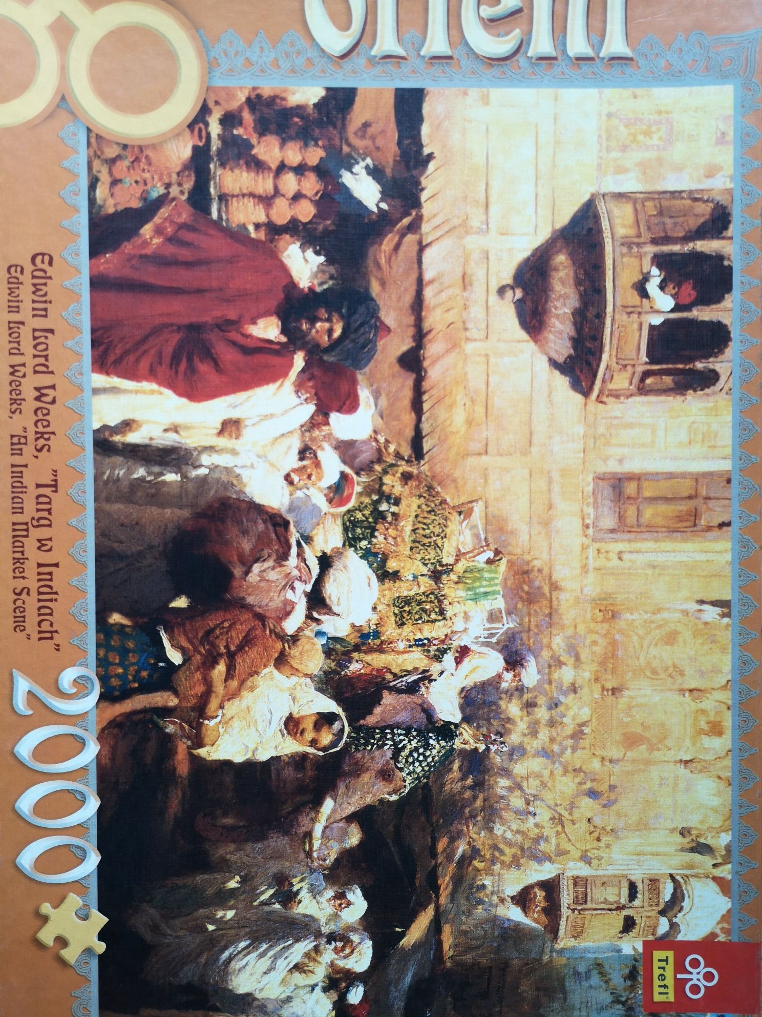 Puzzle Orient "Targ w Indiach" 2000 el.