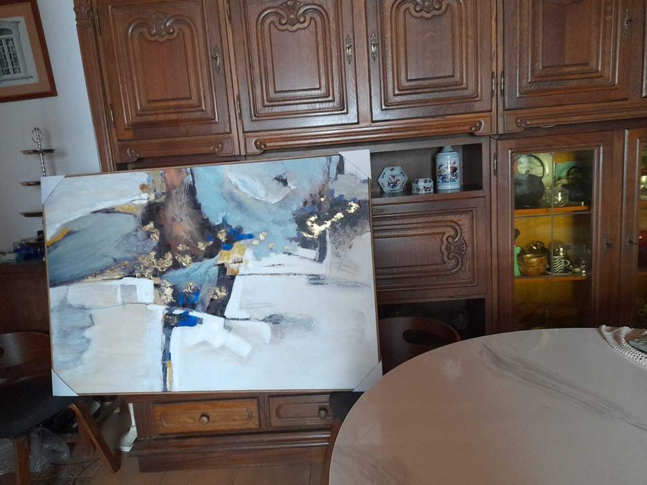 Quadro pintura abstracta