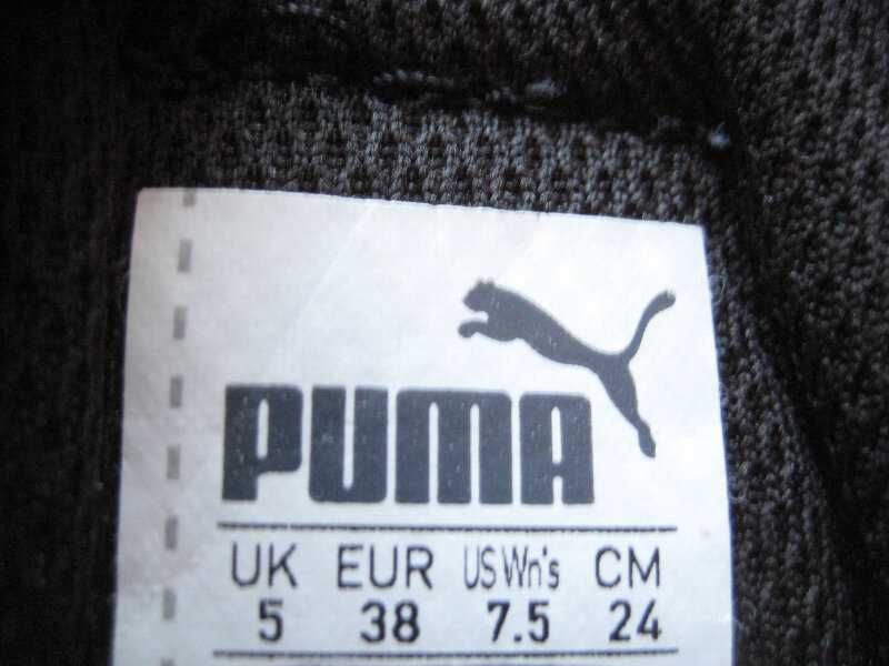 Кроссовки Puma оригинал 38 размер по стельке 25 см. Кожаные.