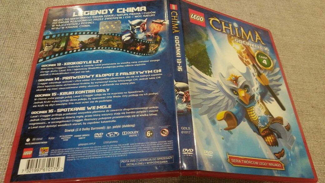 Dvd bajka Lego Chima cz.4 odcinki 13-16