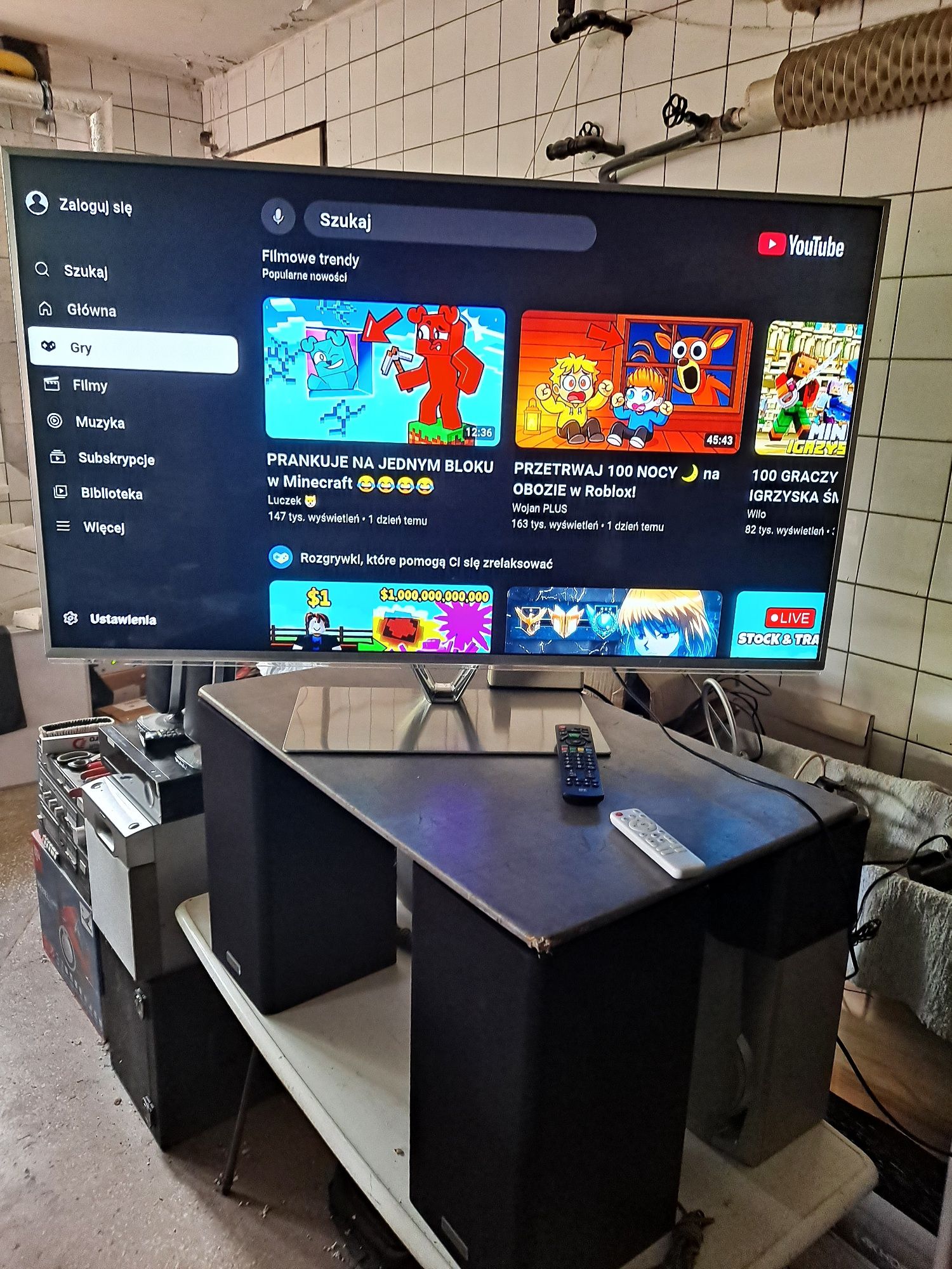 Tv Smart 50" Edge LED Panasonic WiFi 3D + nowy TV Stick Android 4K