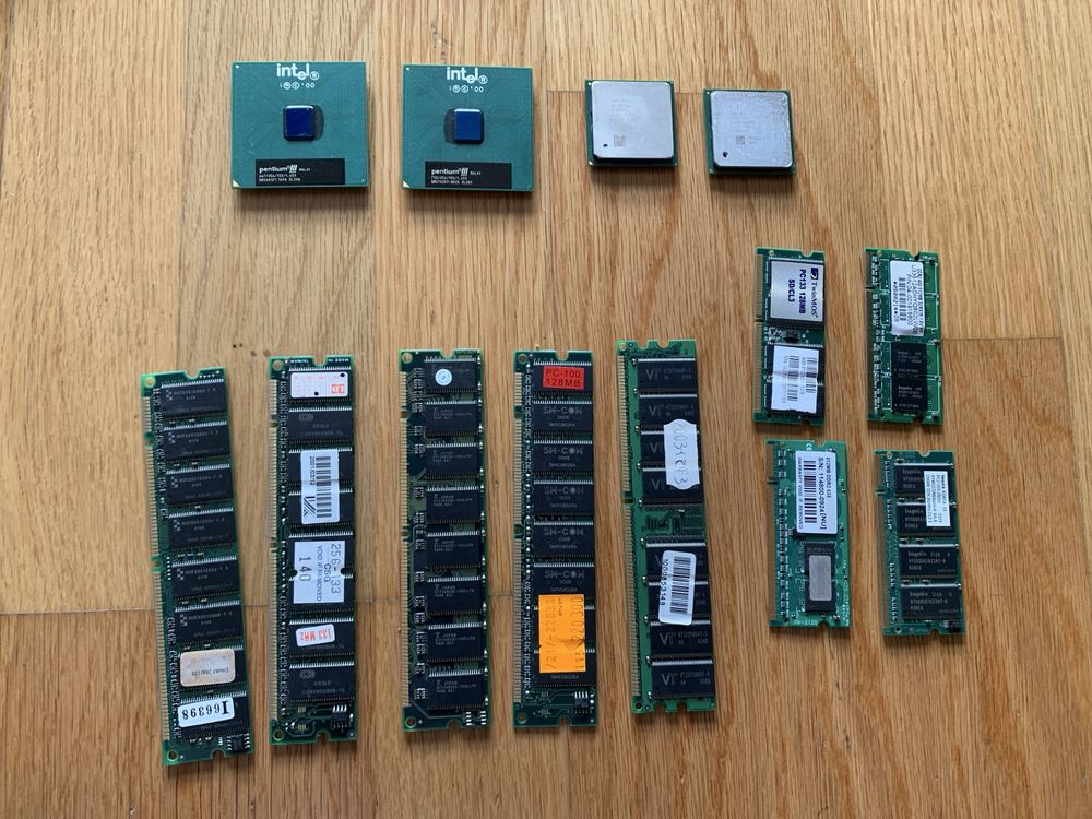 Vários componentes para computador