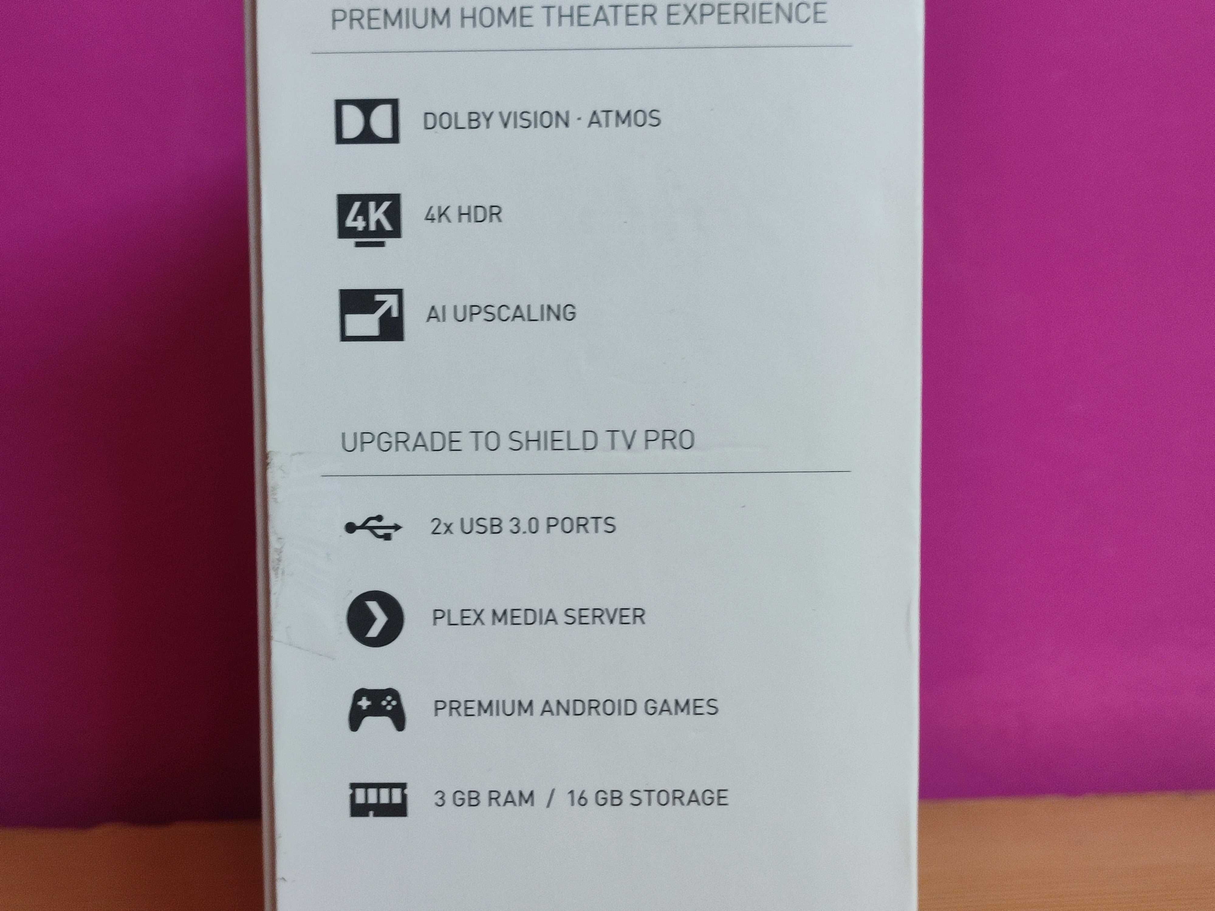 nVidia Shield TV 4K (2019) Pro. - Box Tv