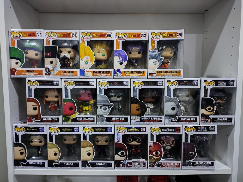 Funko Pops Vários Temas