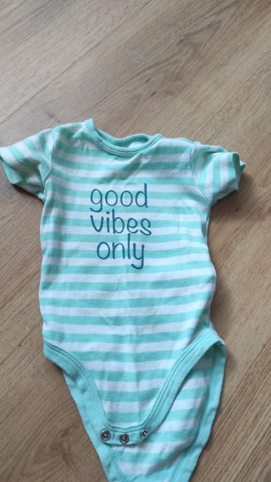 Body rozmiar 62  kolor miętowy