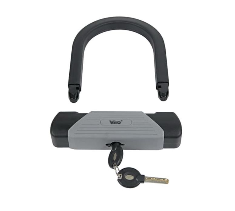 Вело мото замок VIRO Moto Sezione Black 145мм