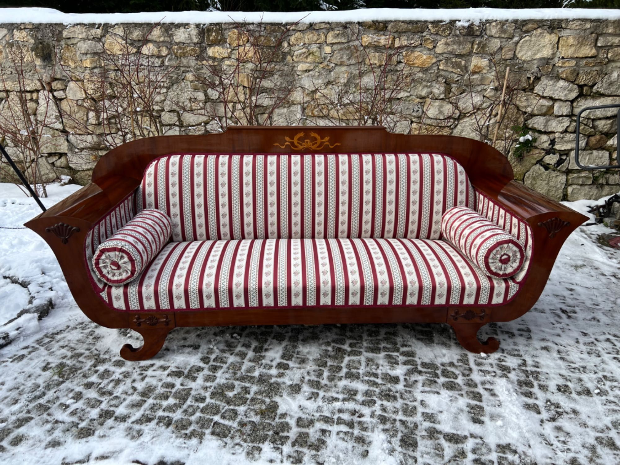 Sofa biedermeier kanapa ala Ludwikowska wypoczynek jak nowa 1955 r