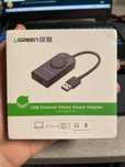 Ugreen Звуковая карта для ПК, ноутбука, PS4/usb/ USB. Оригинал(новая)